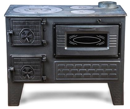 Отопительно-варочная печь МастерПечь ПВ-04 с духовым шкафом, 7,5 кВт в Кургане