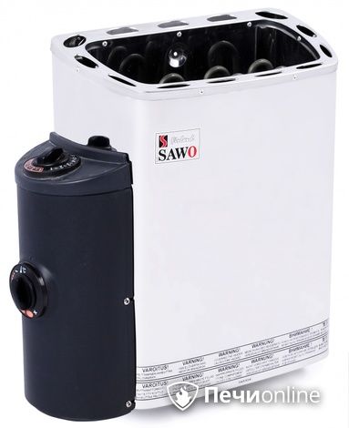 Электрокаменка для сауны Sawo Mini MN-30NB-Z со встроенным пультом управления в Кургане