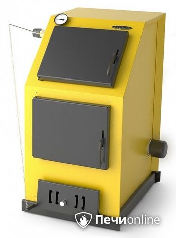 Твердотопливный котел TMF Оптимус Электро 25кВт АРТ ТЭН 6кВт желтый в Кургане