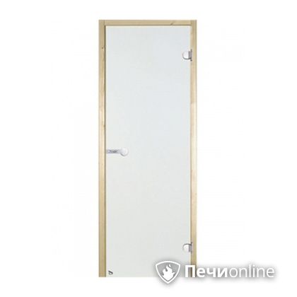 Дверь для бани Harvia Стеклянная дверь для сауны 8/19 коробка сосна сатин D81905M в Кургане